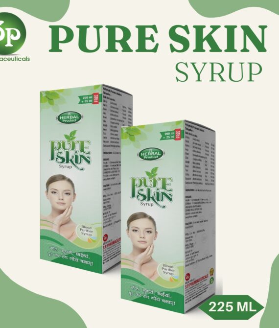 PURE SKIN SYRUP | NATURAL BLOOD PURIFIER 225 ML (PACK OF 2)