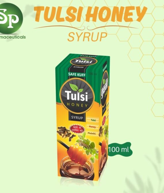 SAFE KUFF TULSI HONEY COUGH RELIEF SYRUP (Pack of 3)