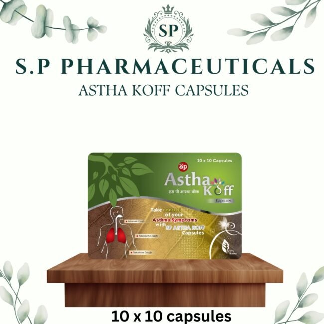 S.P ASTHA KOFF CAPSULES (10 x 10 CAPSULES)