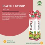 PLATE PLUS SYRUP | 225 ml. (PACK OF 2 )