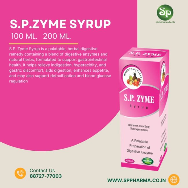 SP ZYME SYRUP (200  ML)  (PACK OF 2)