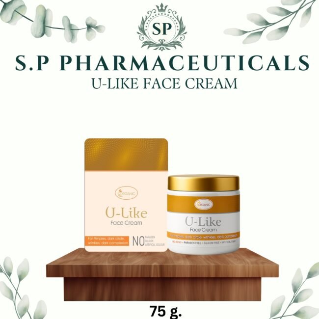 U LIKE FACE CREAM WITH NEEM AND WALNUT FOR ACNE FREE AND FLAWLESS SKIN-75 g.
