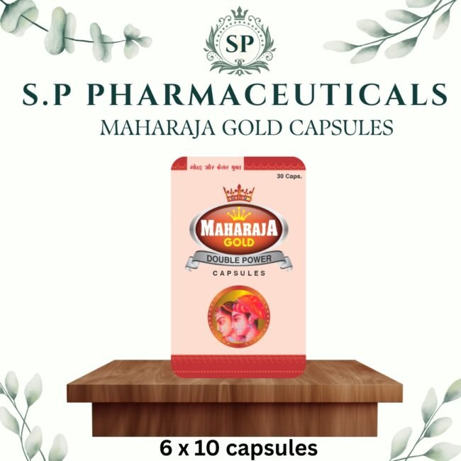 S.P MAHARAJA GOLD CAPSULES 6 x 10 capsules