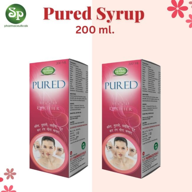 PURED BLOOD PURIFIER SYRUP  (200 ML.)   (PACK OF 2)