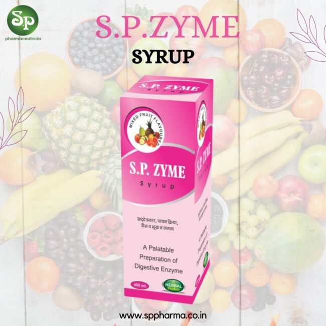 SP ZYME SYRUP | HERBAL DIGESTION CARE | 450 ML
