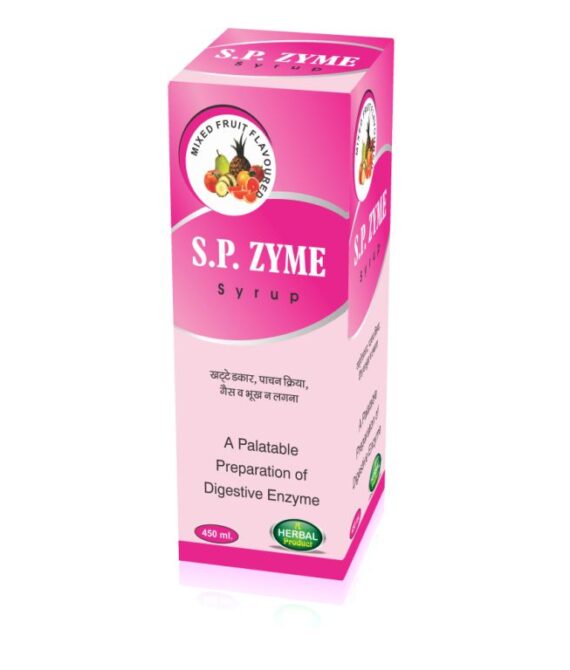 SP ZYME SYRUP | HERBAL DIGESTION CARE | 450 ML