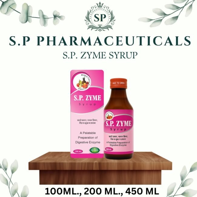 SP ZYME SYRUP | HERBAL DIGESTION CARE | 450 ML