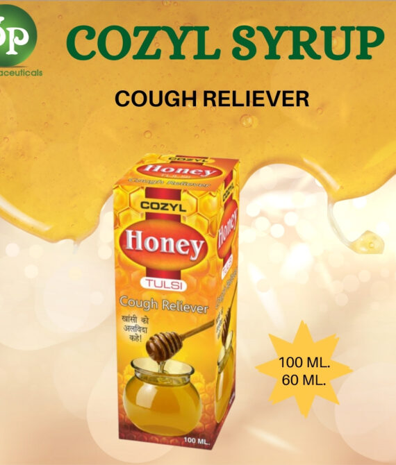 COZYL HONEY TULSI COUGH RELIEVER 100 ML. ( PACK OF 3)