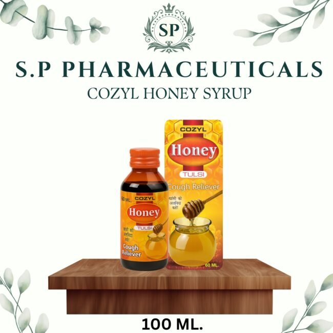 S.P COZYL HONEY TULSI COUGH RELIEVER 100 ML. ( PACK OF 3)