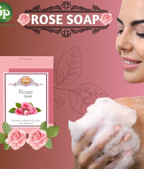 S.P ROSE SOAP (PACK OF 5) WITH THE GOODNESS OF ROSE