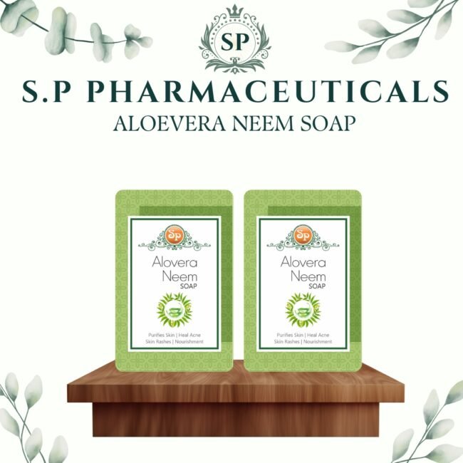 S.P ALOE-VERA NEEM SOAP (PACK OF 5) WITH THE GOODNESS OF ALOEVERA & NEEM