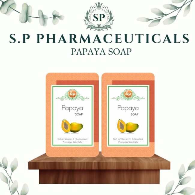 PAPAYA SOAP RICH IN VITAMIN C   (PACK OF 5)