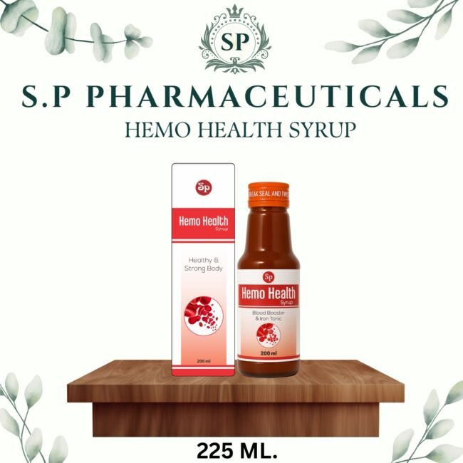 S.P HEMO HEALTH SYRUP BLOOD BOOSTER & IRON TONIC (Pack of 2)