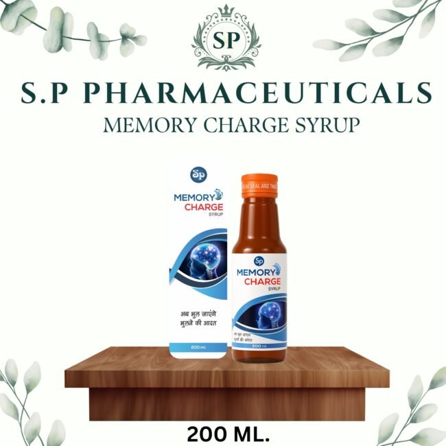 S.P MEMORY CHARGE SYRUP GOOD FOR BRAIN POWER  (200 ml.)   (PACK OF-2)