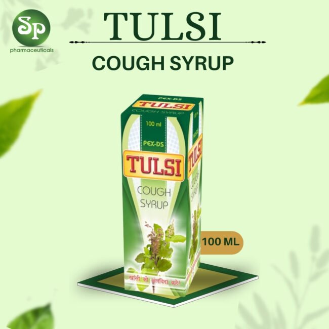 S.P PEX DS  TULSI COUGH SYRUP 100 ML.  (PACK OF 4)