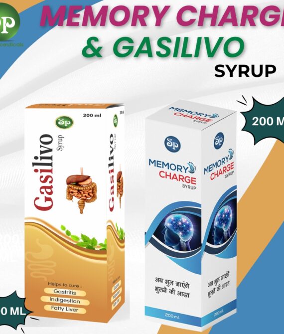 S.P MEMORY CHARGE SYRUP (200 ML) & S.P GASILIVO SYRUP (200 ML) COMBO PACK