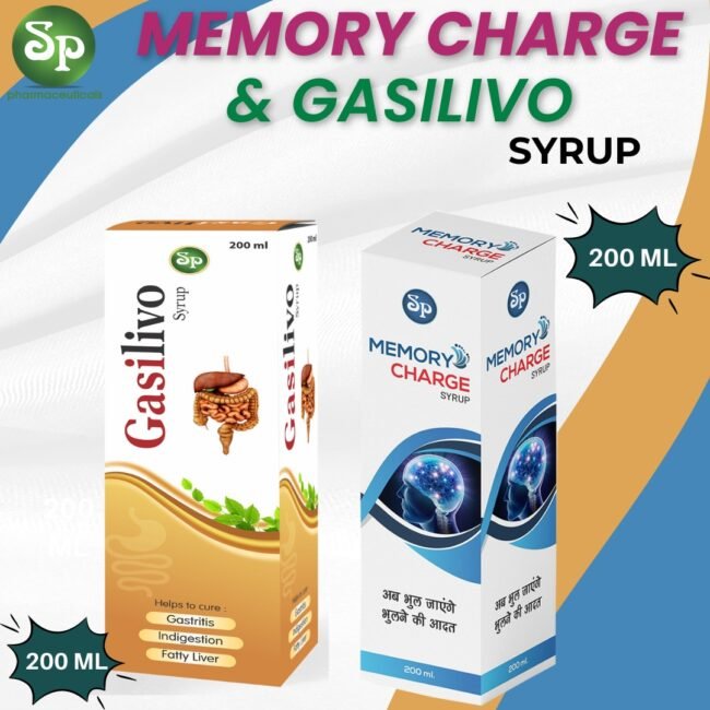 S.P MEMORY CHARGE SYRUP (200 ML) & S.P GASILIVO SYRUP (200 ML) COMBO PACK