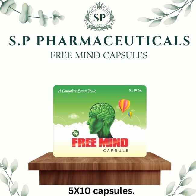 S.P FREE MIND CAPSULES (5 x 10 CAPSULES) (PACK OF 2)