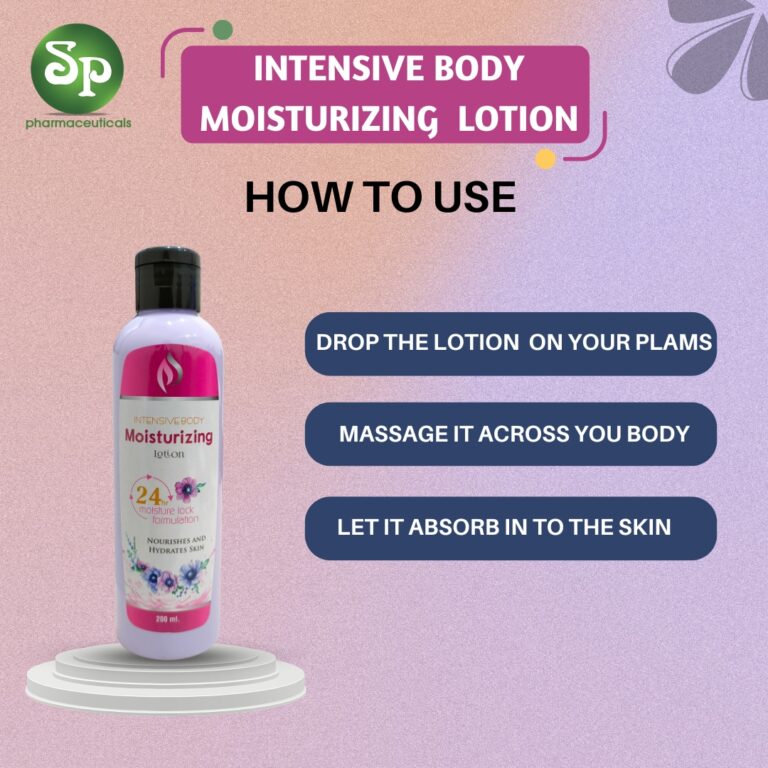 INTENSIVE BODY MOISTURIZING LOTION ( HOW TO USE )