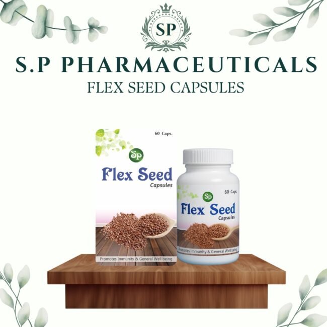 S.P FLEX SEED CAPSULES (60 CAPSULES) ( PACK OF 2)